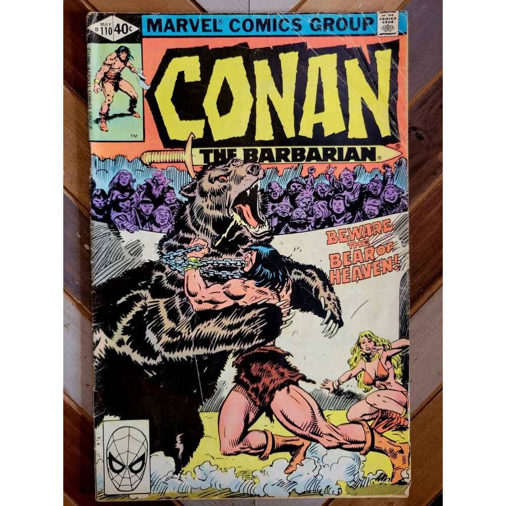 Conan The Barbarian #110 (Marvel 1980) "Bear of Heaven" Buscema Cover! (4.0)